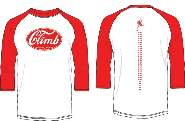 Climb Virtually Inclined baseball shirt