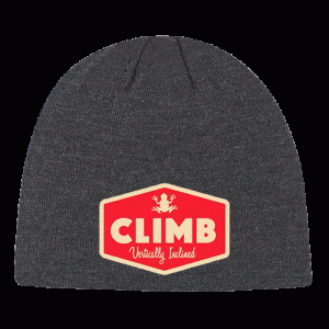 Climb Virtually Inclined charcoal toque